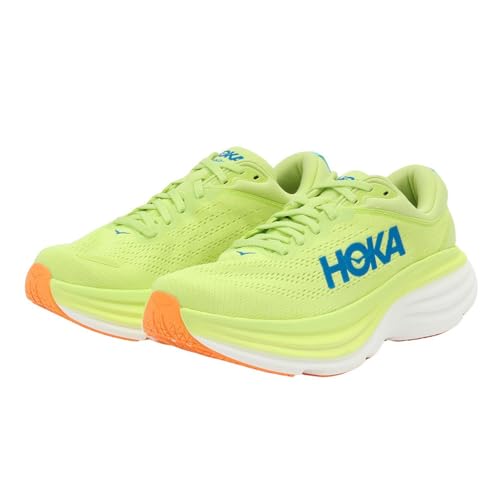 HOKA Herren Bondi 8 Textile Lettuce Solar Flare Trainer 42 EU von HOKA