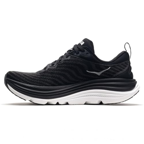 Hoka Herren Medium Gaviota 5 Gymnastikschuh, Schwarz/Weiß, 42 EU von Hoka