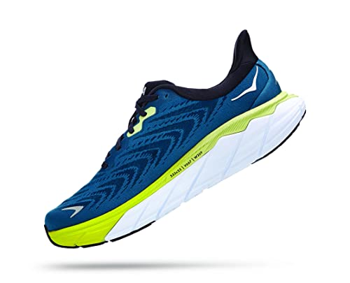 HOKA ONE ONE Herren Arahi 6 Running Shoes, Blue Graphite/Blue Coral, 42 EU von HOKA ONE ONE