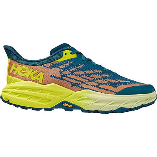 HOKA ONE ONE 1123157-BCEP Speedgoat 5 Running Shoes Male Blue Coral/Evening Primrose 45 1/3 von HOKA