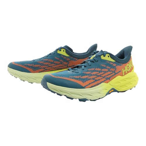 HOKA ONE ONE 1123159-BCEP Speedgoat 5 Wide Running Shoes Male Blue Coral/Evening Primrose 48 von HOKA