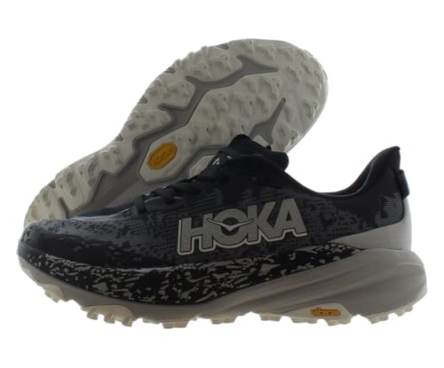 HOKA ONE ONE 1147791-BKSTR Speedgoat 6 Herren Black/Stardust EU 42 von HOKA