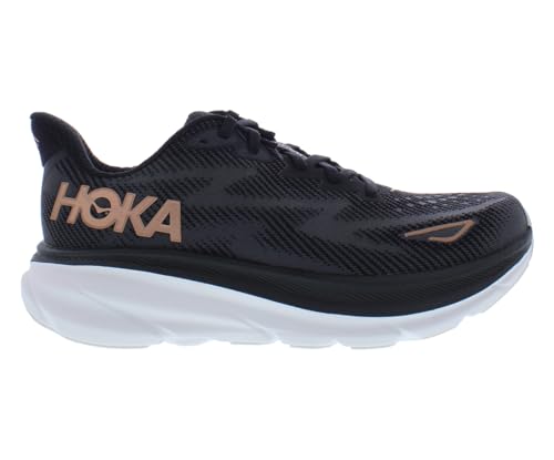 HOKA ONE ONE Clifton 9 Damenschuhe, Schwarz/Rotgold, 38.5 EU HOKA ONE ONE Clifton 9 Damenschuhe, Schwarz/Rotgold, 38.5 EU von HOKA