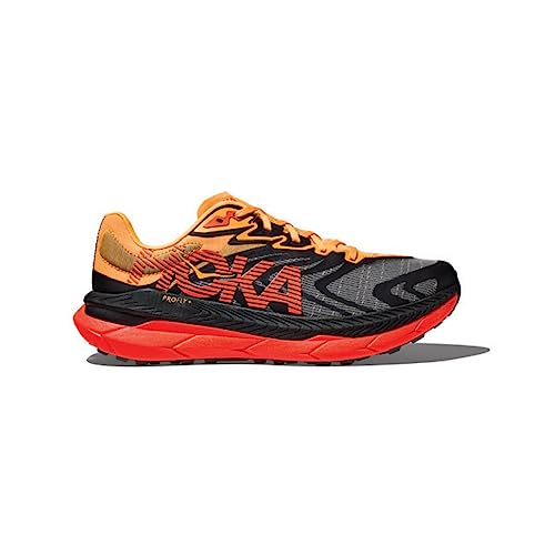 HOKA Tecton X 2 Mann Trailrunning-Schuhe grau Orange von HOKA