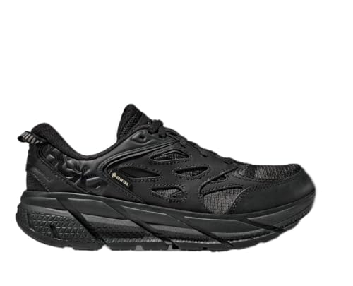 Hoka Unisex Clifton L GTX Running Shoe, Black/Black, 42 2/3 EU von Hoka