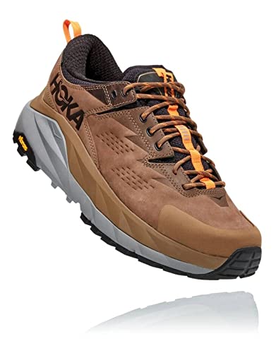 HOKA Unisex-Erwachsene Sky KAHA Low GTX Herren Wanderschuhe, Otter/Persimmon Orange, 40 2/3 EU von HOKA