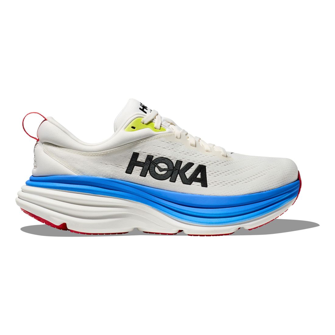 Hoka BONDI 8 WIDE Herren Laufschuhe weiß Gr. 42 von HOKA