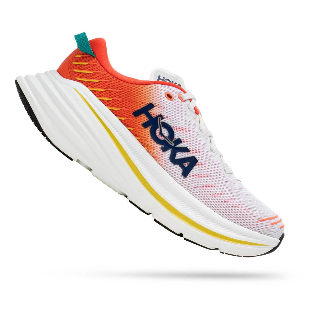 Hoka BONDI X Herren Laufschuhe rot Gr. 41 1/3 von HOKA