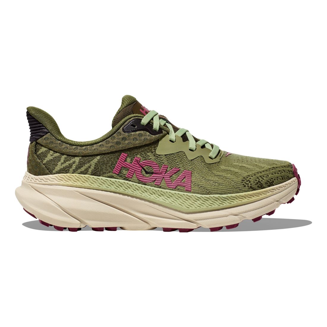 Hoka CHALLENGER 7 Damen Laufschuhe grün Gr. 39 1/3 von HOKA