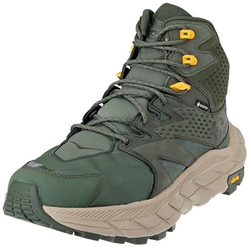Hoka One One 1122018-TRYL M ANACAPA MID GTX Herren Thyme/Radiant Yellow EU 44 von HOKA