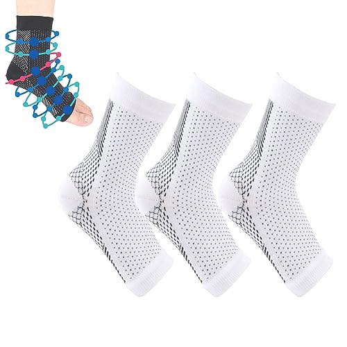 Orthopädische Kompressionssocken Herren Damen, Orthopädische Kompressionssocken Socken für Sport Fitness (40-46,F) von HOKUTO