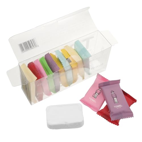 HOLIDYOYO 14 Stück Komprimierte Handtücher Einweg Gesichtshandtücher Für Reisen Outdoor Sport Tragbare Baumwoll Handtuchtabletten Chemikalienfrei Und Geruchslos Für Camping Und Strand von HOLIDYOYO