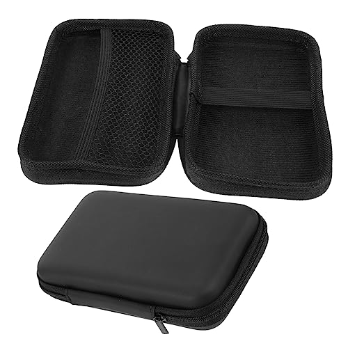 HOLIDYOYO 2 Stück Elektronische Organizer Taschen Reise Kabel Organizer für Ladekabel USB Kabel und Kleine Digitale Zubehörteile Schwarz Material Praktisch und Langlebig von HOLIDYOYO