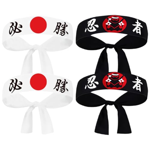 HOLIDYOYO -sushi-koch-stirnband Ninja-stirnband Karate Sport-kopfbedeckung Krawatte Für Männer Und Frauen von HOLIDYOYO