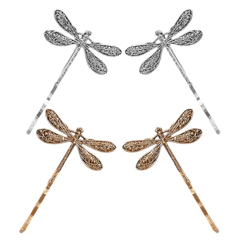 HOLIDYOYO 4stücke Vintage Libellen Haarklammern Für Damen Metall Haarklammern Für Und Alltag Schlichte Haaraccessoires Für Frauen Und Mädchen Langlebig Und von HOLIDYOYO
