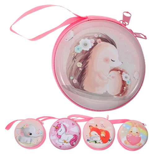 HOLIDYOYO 5stücke Münztasche Aus Weißblech Mit Reißverschluss Abgerundete Münztasche Kleine Münzbörse Als Wechselbehälter Oder Münzgeldbörse Für Schlüsselanhänger von HOLIDYOYO