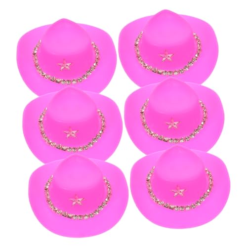 HOLIDYOYO 6stücke Hut Haarspangen Haarnadeln Kopfschmuck Für Mädchen Frauen Party Hochzeit Dekorationen Haaraccessoires Mit Hutform Clip von HOLIDYOYO