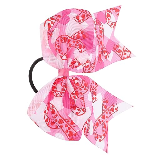 HOLIDYOYO Cheer Hair Bow Ponytail Holder Hochwertiges Elastisches Haargummi Mit Rotem Schleifen-design Für Mädchen Für Hochzeiten Partys Und Alltag von HOLIDYOYO