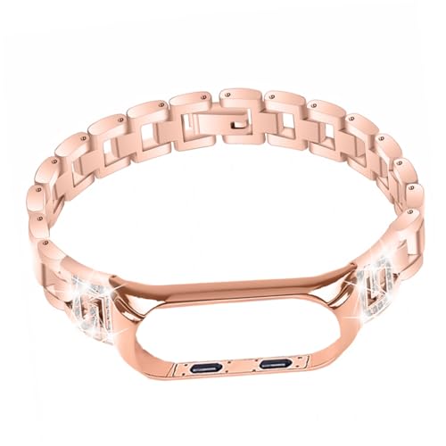 HOLIDYOYO Diamant Armband aus Zinklegierung für Uhr Verstellbares Langlebiges Uhrenarmband mit Modischem Design Geeignet für Damen und Herren von HOLIDYOYO