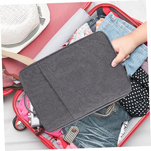 HOLIDYOYO Laptoptasche Polyester Tablet Sleeve Leichte Strapazierfähige Stoßfeste Notebookhülle mit Reißverschluss und Tragegriff Portable Schutzhülle für Business und Reisen von HOLIDYOYO