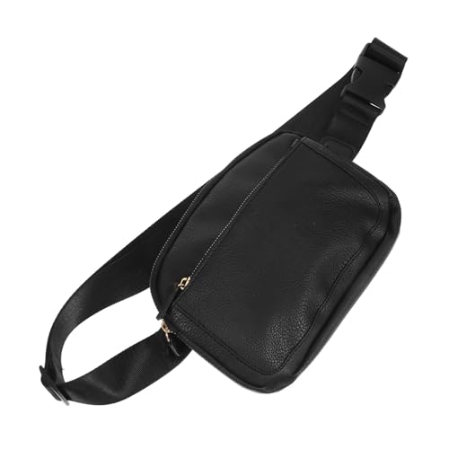 HOLIDYOYO PU Damen Hüfttasche Multifunktional Leichte Bauchtasche mit Verstellbarem Tragegurt und Kratzfestem Pu Leder Robuste Metallbeschläge für Reisen Joggen und Alltag von HOLIDYOYO