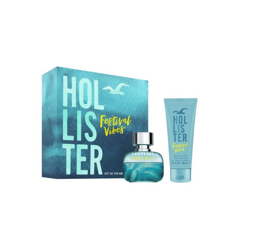 HOLLISTER Eau de Toilette Festival Vibes Edt 50ml Hair And Body Wash 100ml von HOLLISTER