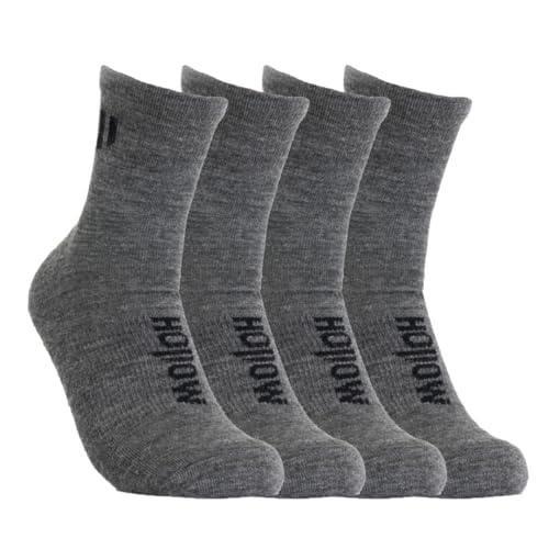 Hollow Alpaka-Knöchelsocken für Komfort und Leistung – Alpaka-Socken entworfen, um den ganzen Tag zu halten, GRAU, 44-47 EU Hollow Alpaka-Knöchelsocken für Komfort und Leistung – Alpaka-Socken entworfen, um den ganzen Tag zu halten, GRAU, 44-47 EU von HOLLOW