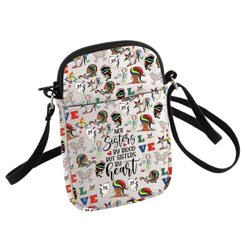 OES Sorority Umhängetasche "Not Sisters by Blood But Sis-ters by Heart", Geschenk für Sorority Damen, By Blood But von HOLLP