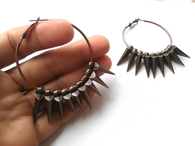 Apache Arrowhead Creolen in Brass-Herbst 2012 Kollektion von HOLLYWOODCAMEO