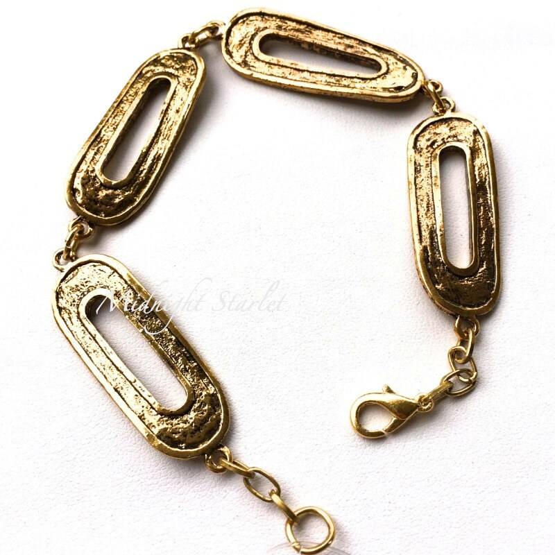 Joey Armband in Silber, Messing Oder Gold. Das Perfekte Geschenk. Geschenkbox Mit Webband Inkl. Handarbeit Meinem La, Ca Studio Wir Versenden von HOLLYWOODCAMEO