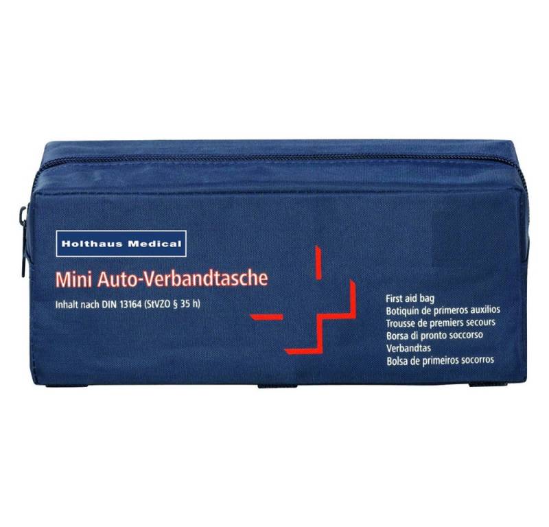 HOLTHAUS Erste-Hilfe-Set Kfz-Verbandtasche Mini, DIN 13164 von HOLTHAUS