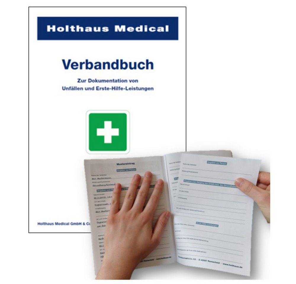 HOLTHAUS Erste-Hilfe-Set Verbandbuch DIN A5 HOLTHAUS Erste-Hilfe-Set Verbandbuch DIN A5 von HOLTHAUS