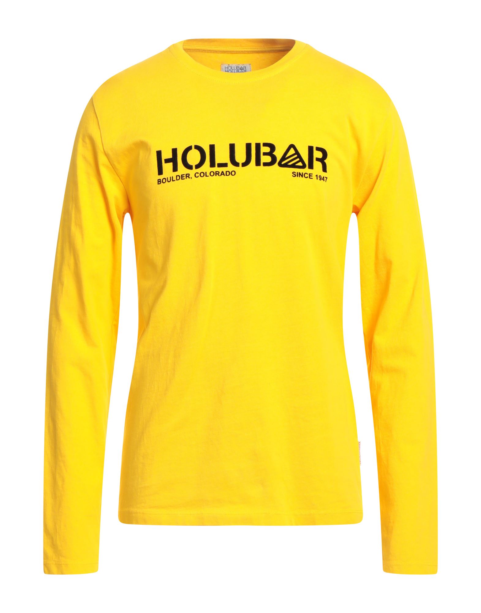 HOLUBAR T-shirts Herren Gelb von HOLUBAR