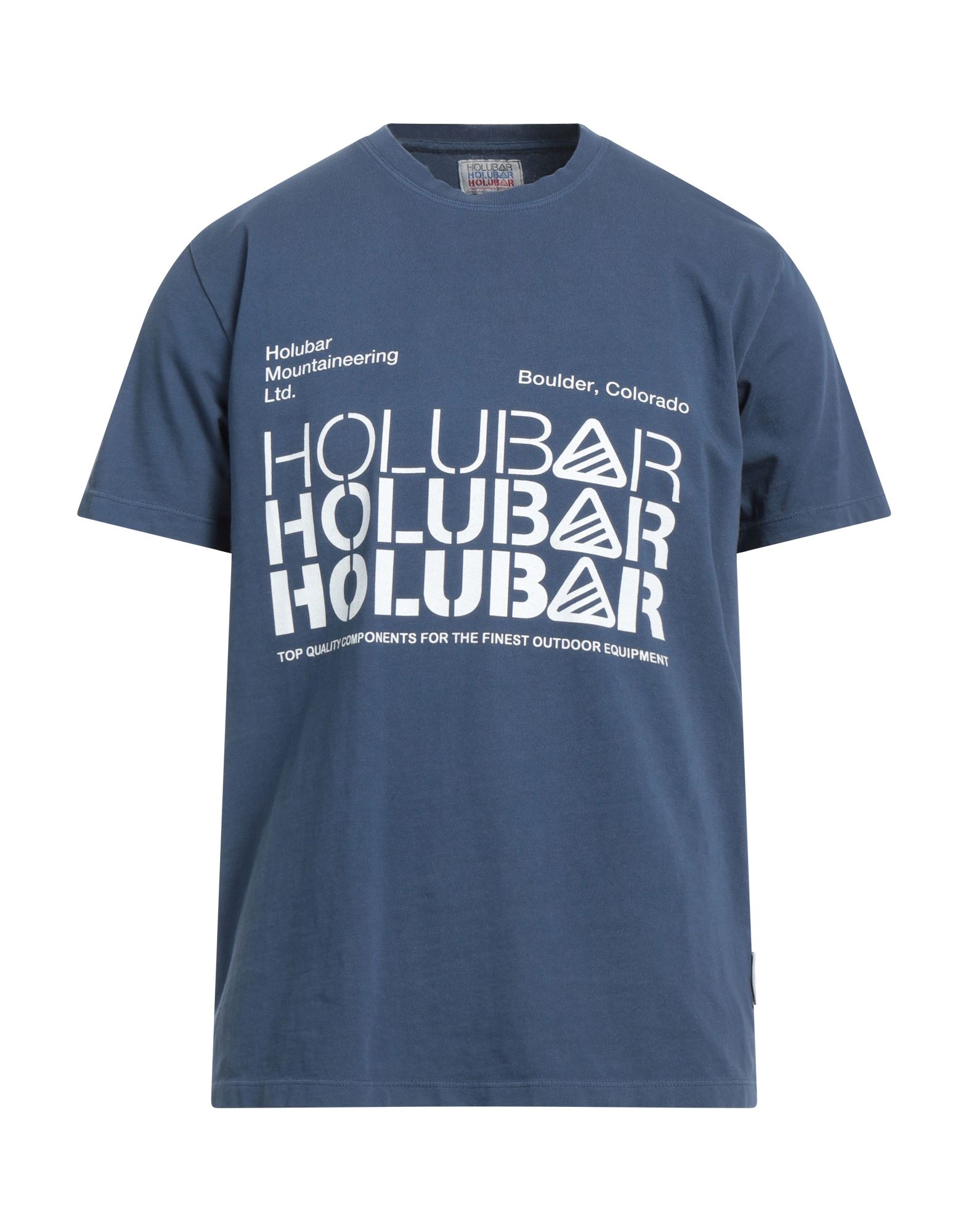 HOLUBAR T-shirts Herren Taubenblau von HOLUBAR