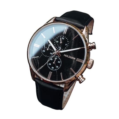 HOLZKERN Herren-Quarzuhr Chronograph Relational Marmor/Roségoldfarben 9010631007270 HOLZKERN Herren-Quarzuhr Chronograph Relational Marmor/Roségoldfarben 9010631007270 von HOLZKERN