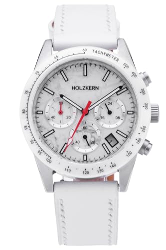 HOLZKERN Herrenuhr Titan Neverrest Howlith/Weiß 9010631021818 von HOLZKERN