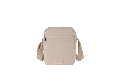 HOLZRICHTER Berlin Cross Body Bag No 2-1 (M) off-white - stilvolle Cross Body Bag handgefertigt aus 100% Bio-Baumwolle von HOLZRICHTER Berlin