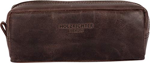 HOLZRICHTER Berlin Stifte-Etui No 1-1 Schokoladenbraun - Federmappe handgefertigt aus Premium-Leder von HOLZRICHTER Berlin