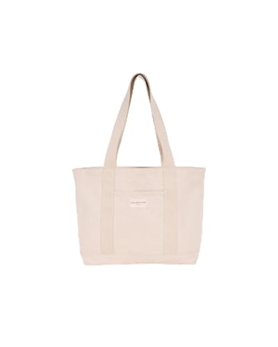 HOLZRICHTER Berlin - Shopper aus 100% Baumwolle No 4-1, Schultertasche 50x32x15cm, Einkaufstasche für Damen, Beige von HOLZRICHTER Berlin