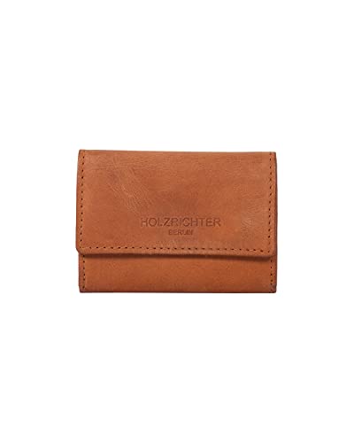 HOLZRICHTER Berlin Slim Wallet No 4-7 (S) Camel - smartes Damen Portemonnaie handgefertigt aus Premium-Leder von HOLZRICHTER Berlin