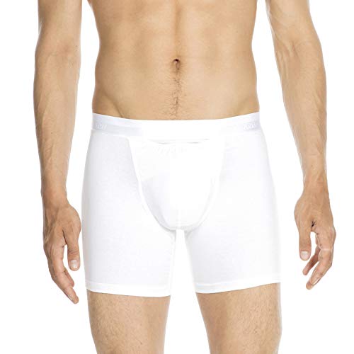 HOM, Herren, Boxershort Lang HO1, Weiß, S von HOM