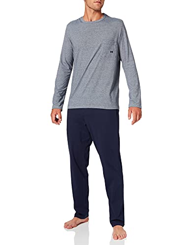 HOM, Herren, Pyjama Lang Comfort, Marineblau, XL von HOM