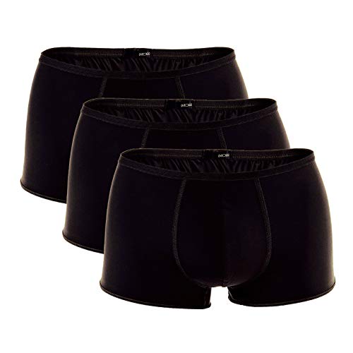 HOM 2er Pack Herren Trunk Plumes - Ultralight Microfiber, Pants, Stretch, Vorteilspack (2X 1P) (XL - 2P, Schwarz) von HOM