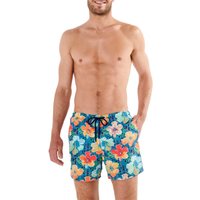 HOM Herren Badeshorts blau Mikrofaser Mit Prints von HOM