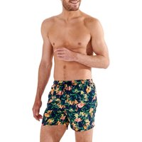 HOM Herren Badeshorts blau Mikrofaser Mit Prints von HOM