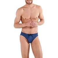 HOM Herren Badeslip blau Mikrofaser Gemustert von HOM