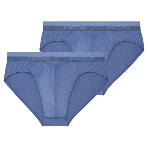 HOM - HO1 - Mini Slip/Unterhose - 2er Pack (XL Jeans Blue) von HOM
