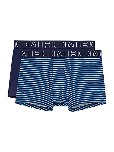 Hom Herren Alphonse #2 Boxer Briefs 2p Unterwäsche, 2 Stück: Marineblau/Weiß/Blau + Marineblau, XXL von HOM