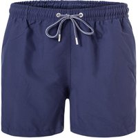 HOM Herren Badeshorts blau Mikrofaser unifarben von HOM