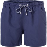 HOM Herren Badeshorts blau Mikrofaser unifarben von HOM